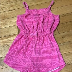 Toddler pink romper